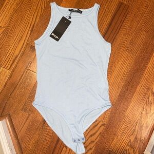 COPY - NASTY GAL NWT Baby Blue Tank Bodysuit